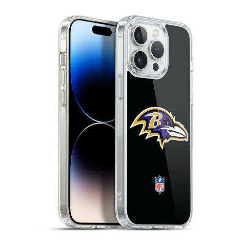 NFL Baltimore Ravens Logo Plain Soft Gel Case for Apple iPhone 13 Pro Max