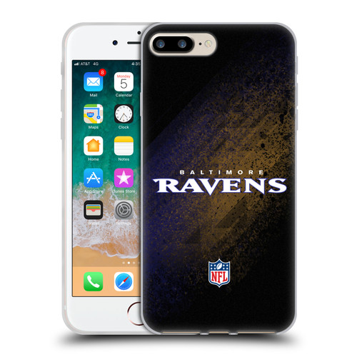 NFL Baltimore Ravens Logo Blur Soft Gel Case for Apple iPhone 7 Plus / iPhone 8 Plus NFL Baltimore Ravens Logo Blur Soft Gel Case for Apple iPhone 7 Plus / iPhone 8 Plus