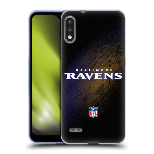 NFL Baltimore Ravens Logo Blur Soft Gel Case for LG K22