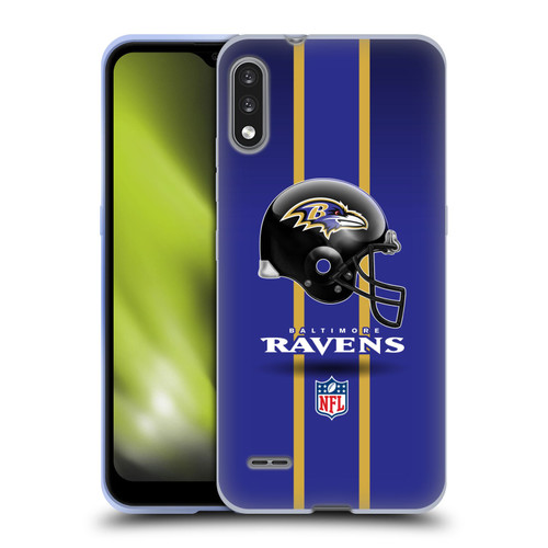 NFL Baltimore Ravens Logo Helmet Soft Gel Case for LG K22