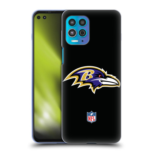 NFL Baltimore Ravens Logo Plain Soft Gel Case for Motorola Moto G100