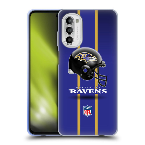 NFL Baltimore Ravens Logo Helmet Soft Gel Case for Motorola Moto G52