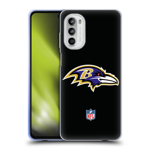 NFL Baltimore Ravens Logo Plain Soft Gel Case for Motorola Moto G52