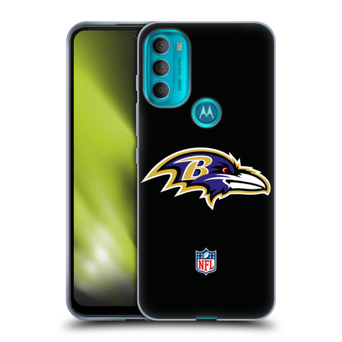 NFL Baltimore Ravens Logo Plain Soft Gel Case for Motorola Moto G71 5G