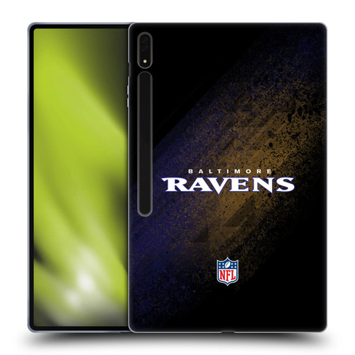NFL Baltimore Ravens Logo Blur Soft Gel Case for Samsung Galaxy Tab S8 Ultra