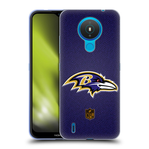 NFL Baltimore Ravens Logo Football Soft Gel Case for Nokia 1.4