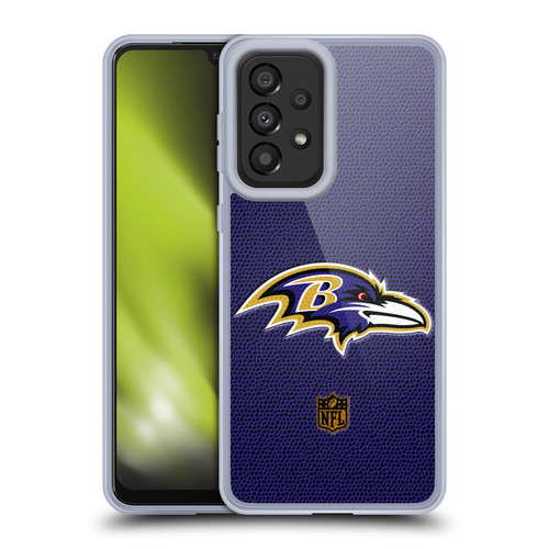 NFL Baltimore Ravens Logo Football Soft Gel Case for Samsung Galaxy A33 5G (2022)