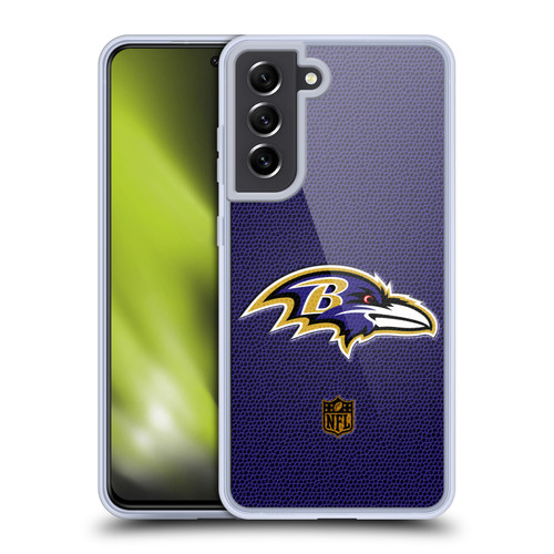 NFL Baltimore Ravens Logo Football Soft Gel Case for Samsung Galaxy S21 FE 5G