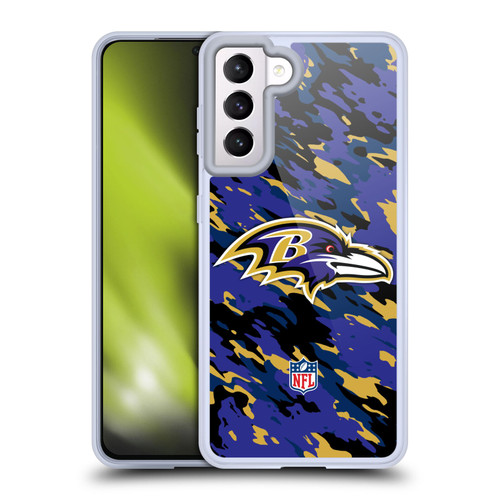 NFL Baltimore Ravens Logo Camou Soft Gel Case for Samsung Galaxy S21 5G NFL Baltimore Ravens Logo Camou Soft Gel Case for Samsung Galaxy S21 5G