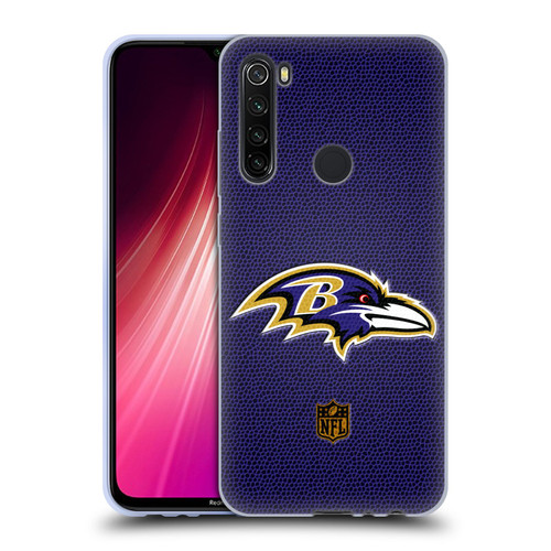 NFL Baltimore Ravens Logo Football Soft Gel Case for Xiaomi Redmi Note 8T
