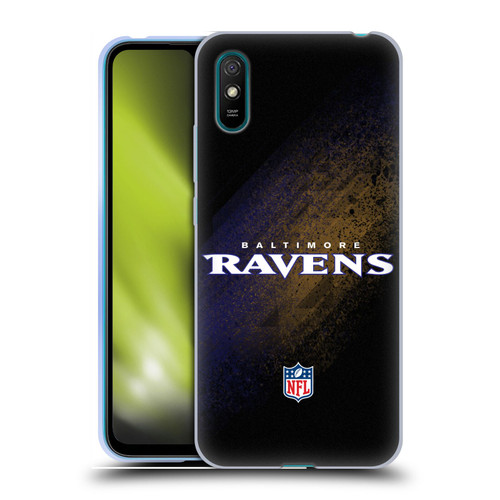 NFL Baltimore Ravens Logo Blur Soft Gel Case for Xiaomi Redmi 9A / Redmi 9AT