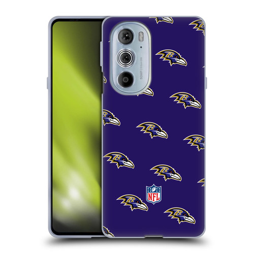 NFL Baltimore Ravens Artwork Patterns Soft Gel Case for Motorola Edge X30