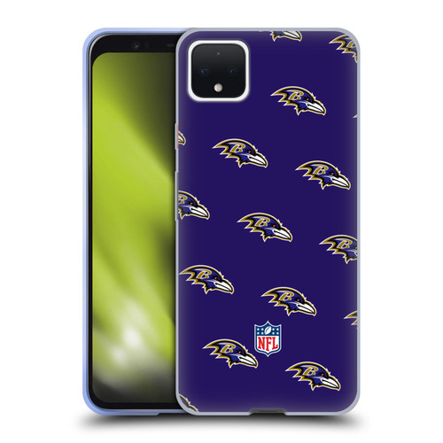 NFL Baltimore Ravens Artwork Patterns Soft Gel Case for Google Pixel 4 XL