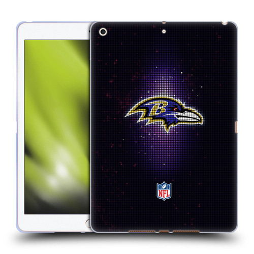 NFL Baltimore Ravens Artwork LED Soft Gel Case for Apple iPad 10.2 2019/2020/2021