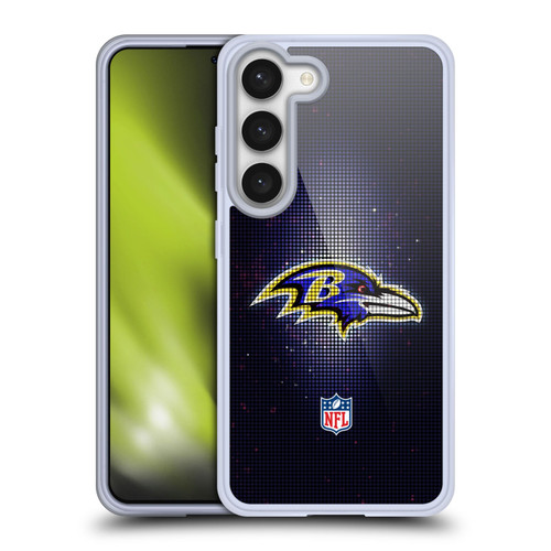 NFL Baltimore Ravens Artwork LED Soft Gel Case for Samsung Galaxy S23 5G