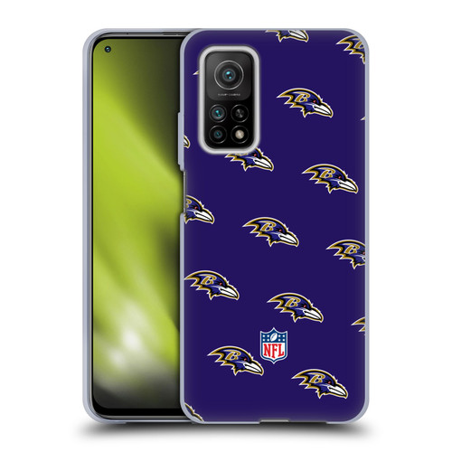 NFL Baltimore Ravens Artwork Patterns Soft Gel Case for Xiaomi Mi 10T 5G