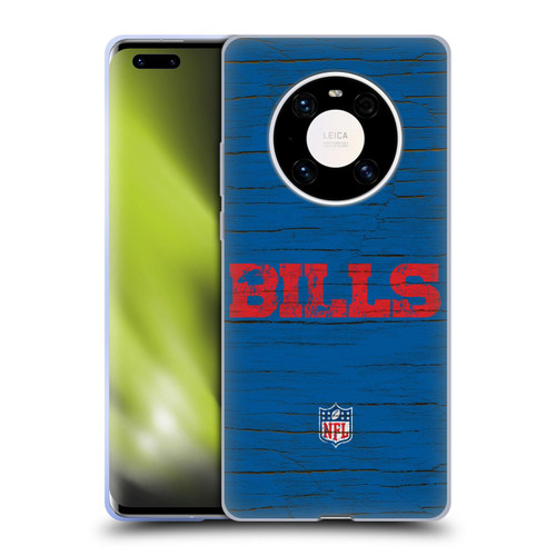 NFL Buffalo Bills Logo Distressed Look Soft Gel Case for Huawei Mate 40 Pro 5G