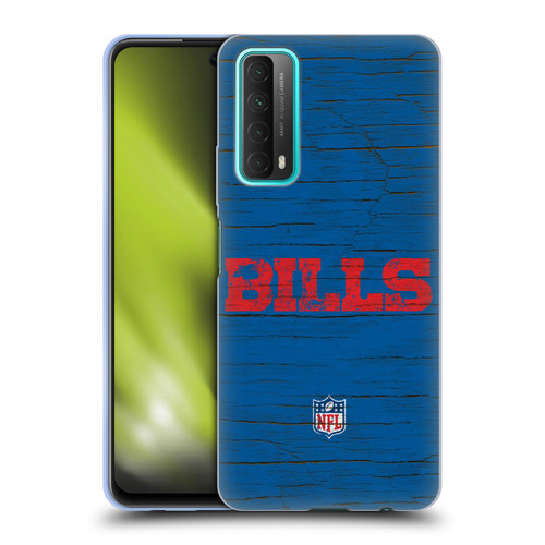 NFL Buffalo Bills Logo Distressed Look Soft Gel Case for Huawei P Smart (2021)
