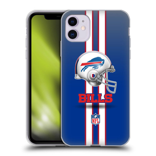 NFL Buffalo Bills Logo Helmet Soft Gel Case for Apple iPhone 11