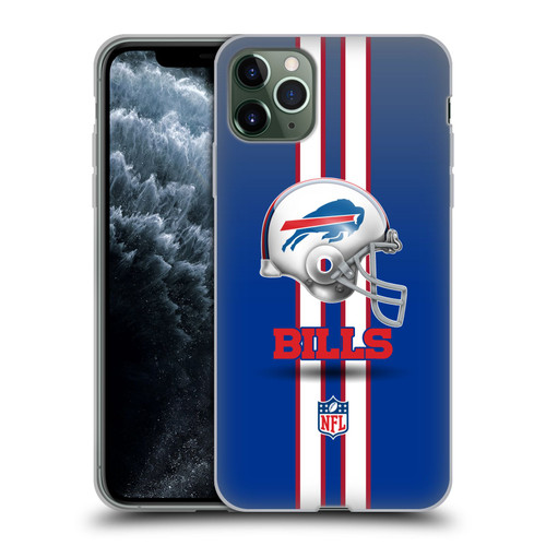 NFL Buffalo Bills Logo Helmet Soft Gel Case for Apple iPhone 11 Pro Max