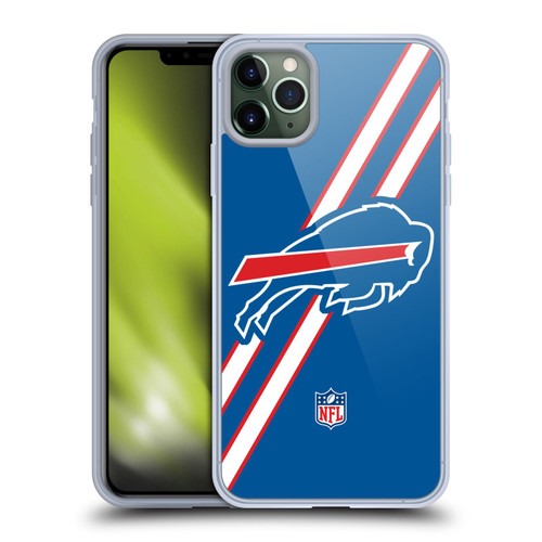 NFL Buffalo Bills Logo Stripes Soft Gel Case for Apple iPhone 11 Pro Max