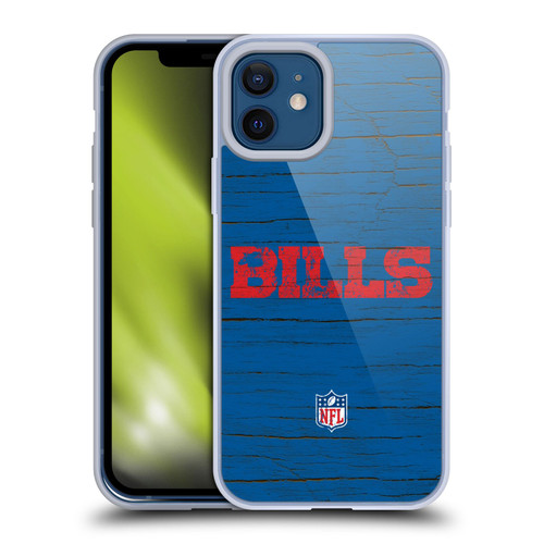 NFL Buffalo Bills Logo Distressed Look Soft Gel Case for Apple iPhone 12 / iPhone 12 Pro