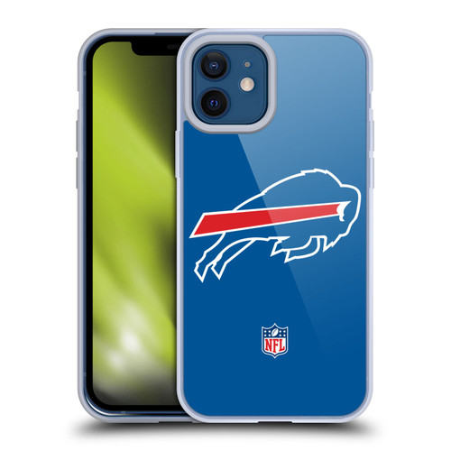 NFL Buffalo Bills Logo Plain Soft Gel Case for Apple iPhone 12 / iPhone 12 Pro