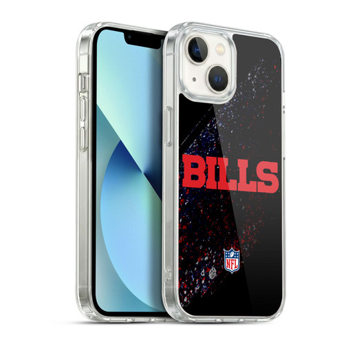 NFL Buffalo Bills Logo Blur Soft Gel Case for Apple iPhone 13