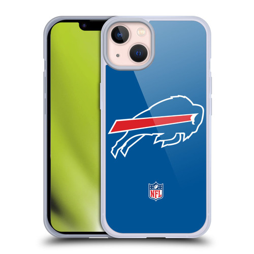 NFL Buffalo Bills Logo Plain Soft Gel Case for Apple iPhone 13