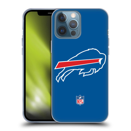NFL Buffalo Bills Logo Plain Soft Gel Case for Apple iPhone 13 Pro Max