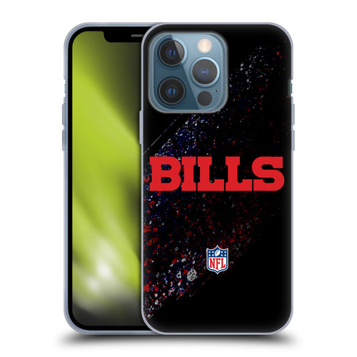 NFL Buffalo Bills Logo Blur Soft Gel Case for Apple iPhone 13 Pro