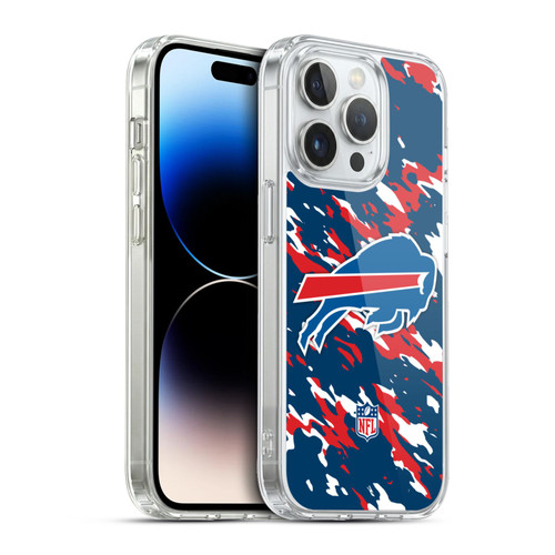 NFL Buffalo Bills Logo Camou Soft Gel Case for Apple iPhone 13 Pro