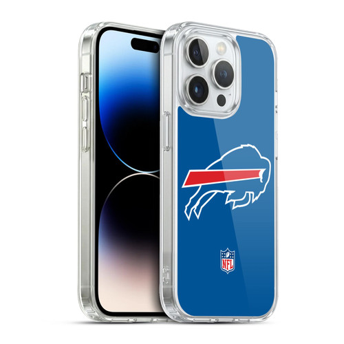 NFL Buffalo Bills Logo Plain Soft Gel Case for Apple iPhone 13 Pro