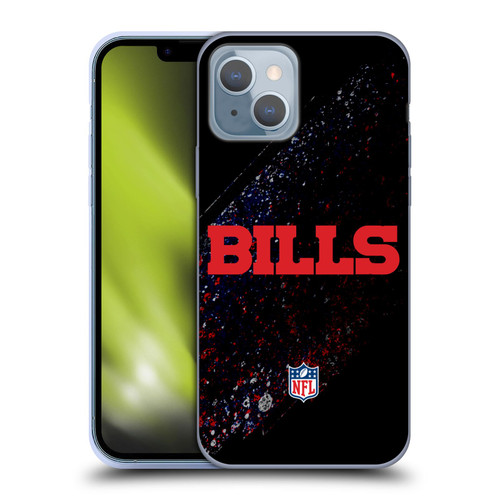 NFL Buffalo Bills Logo Blur Soft Gel Case for Apple iPhone 14