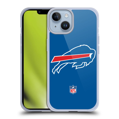 NFL Buffalo Bills Logo Plain Soft Gel Case for Apple iPhone 14 NFL Buffalo Bills Logo Plain Soft Gel Case for Apple iPhone 14
