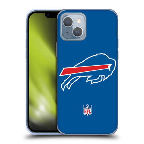 NFL Buffalo Bills Logo Plain Soft Gel Case for Apple iPhone 14