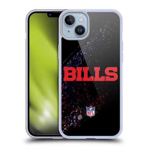 NFL Buffalo Bills Logo Blur Soft Gel Case for Apple iPhone 14 Plus