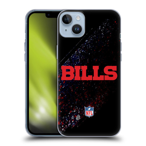 NFL Buffalo Bills Logo Blur Soft Gel Case for Apple iPhone 14 Plus