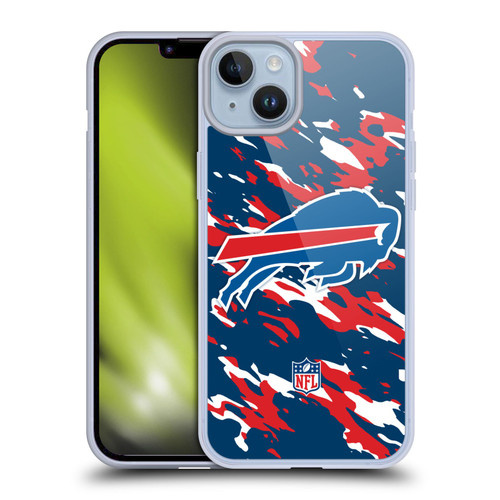 NFL Buffalo Bills Logo Camou Soft Gel Case for Apple iPhone 14 Plus NFL Buffalo Bills Logo Camou Soft Gel Case for Apple iPhone 14 Plus