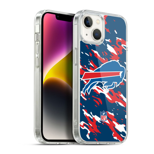 NFL Buffalo Bills Logo Camou Soft Gel Case for Apple iPhone 14 Plus