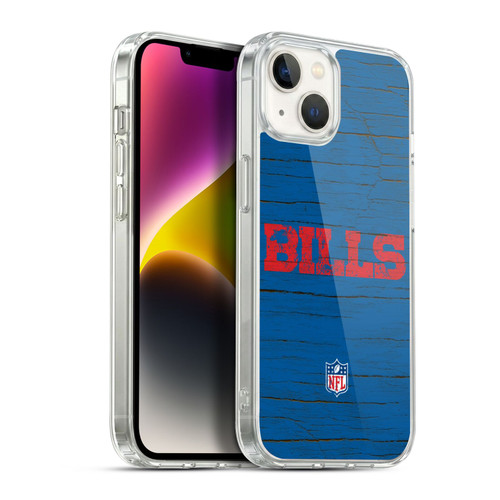 NFL Buffalo Bills Logo Distressed Look Soft Gel Case for Apple iPhone 14 Plus