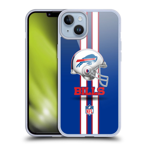 NFL Buffalo Bills Logo Helmet Soft Gel Case for Apple iPhone 14 Plus