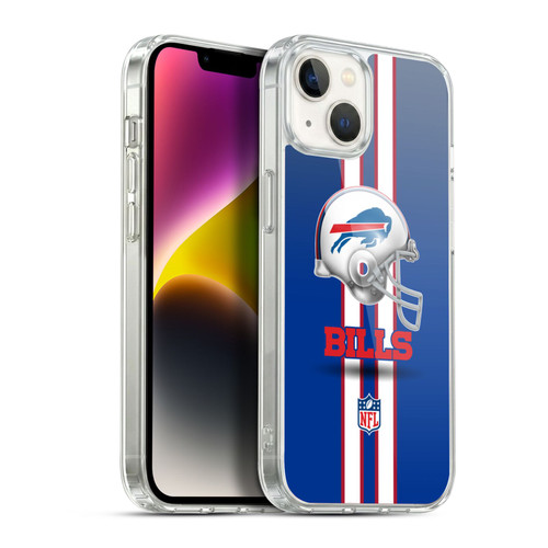 NFL Buffalo Bills Logo Helmet Soft Gel Case for Apple iPhone 14 Plus
