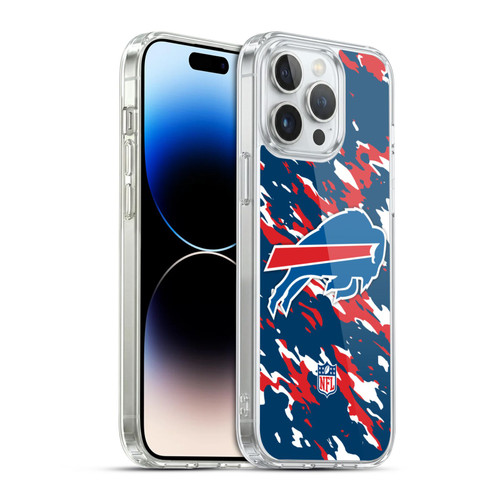 NFL Buffalo Bills Logo Camou Soft Gel Case for Apple iPhone 14 Pro Max