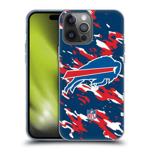 NFL Buffalo Bills Logo Camou Soft Gel Case for Apple iPhone 14 Pro Max