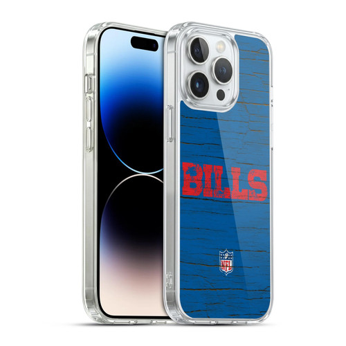 NFL Buffalo Bills Logo Distressed Look Soft Gel Case for Apple iPhone 14 Pro Max