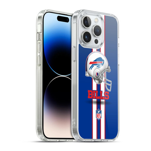 NFL Buffalo Bills Logo Helmet Soft Gel Case for Apple iPhone 14 Pro Max