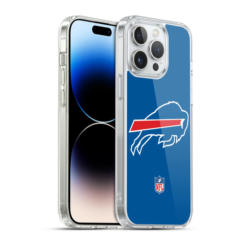 NFL Buffalo Bills Logo Plain Soft Gel Case for Apple iPhone 14 Pro Max