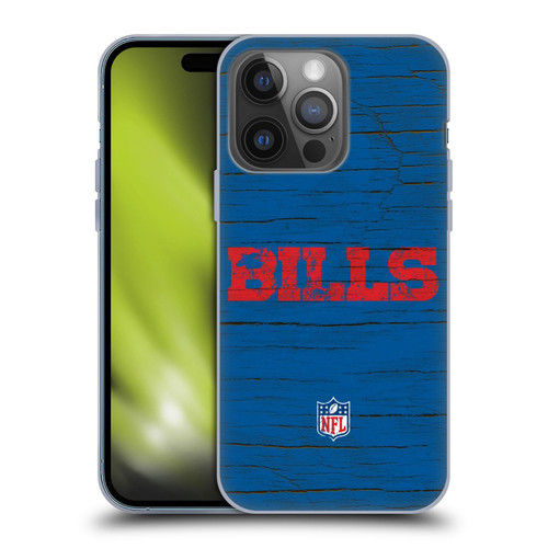 NFL Buffalo Bills Logo Distressed Look Soft Gel Case for Apple iPhone 14 Pro