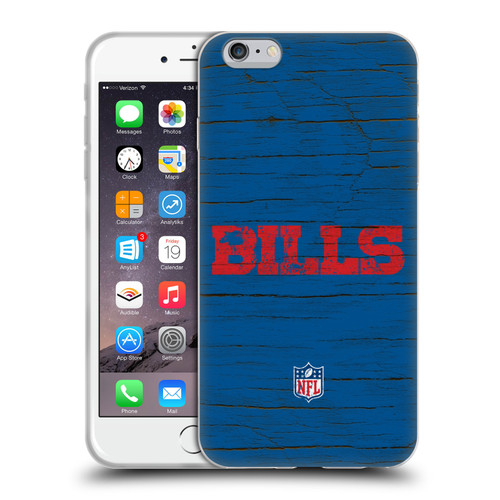 NFL Buffalo Bills Logo Distressed Look Soft Gel Case for Apple iPhone 6 Plus / iPhone 6s Plus